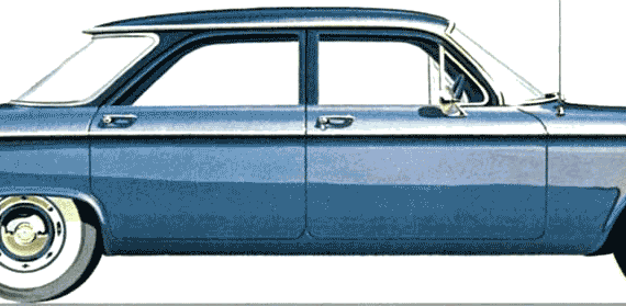 Chevrolet Corvair (1960) - Chevrolet - drawings, dimensions, pictures of the car