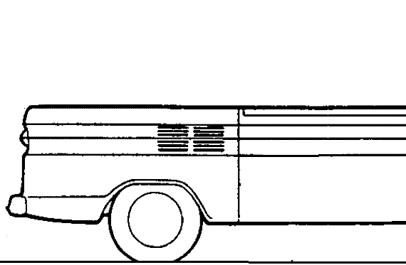 Chevrolet Corvan R1254 Pick-up Rampide (1963) - Chevrolet - drawings, dimensions, pictures of the car