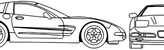 Chevrolet Corvette C5 Coupe (1998) - Chevrolet - drawings, dimensions, pictures of the car