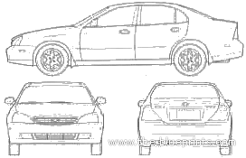 Chevrolet Epica (2004) - Chevrolet - drawings, dimensions, pictures of the car