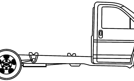 Chevrolet Express Cassis (2010) - Шевроле - чертежи, габариты, рисунки автомобиля