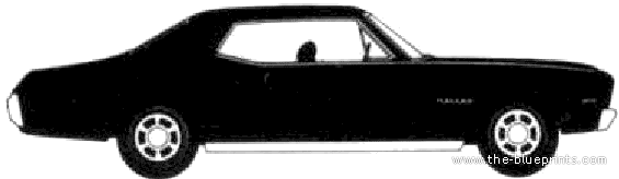 Chevrolet Malibu Sport Sedan (1970) - Шевроле - чертежи, габариты, рисунки автомобиля