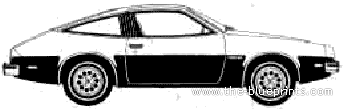 Chevrolet Monza 2 + 2 Hatchback Coupe (1976) - Chevrolet - drawings, dimensions, pictures of the car