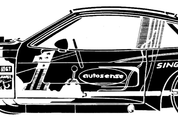 Chevrolet Monza Racer - Шевроле - чертежи, габариты, рисунки автомобиля