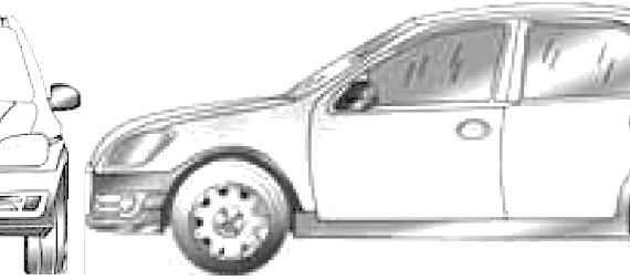 Chevrolet Prisma (2011) - Шевроле - чертежи, габариты, рисунки автомобиля
