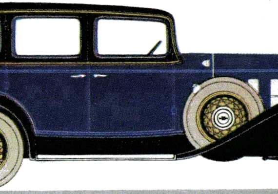 Chevrolet Six Special Sedan (1932) - Chevrolet - drawings, dimensions, pictures of the car
