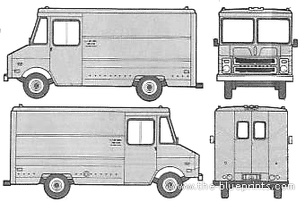 Chevrolet Step Van - Chevrolet - drawings, dimensions, pictures of the car