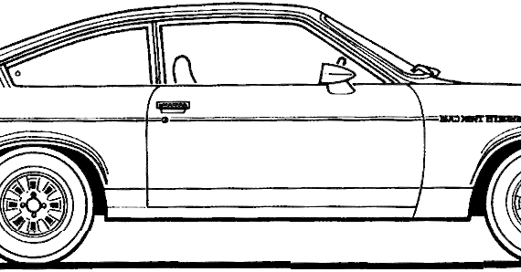 Chevrolet Vega Cosworth (1975) - Шевроле - чертежи, габариты, рисунки автомобиля