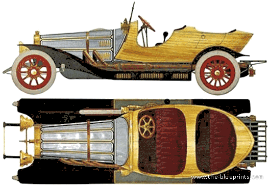 Chitty Chitty Bang Bang - Different cars - drawings, dimensions, pictures of the car