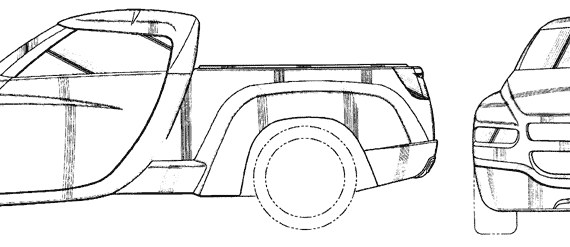 Chrysler 01 - Прототип - чертежи, габариты, рисунки автомобиля