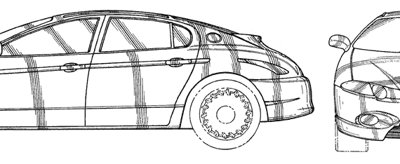 Chrysler 03 - Прототип - чертежи, габариты, рисунки автомобиля