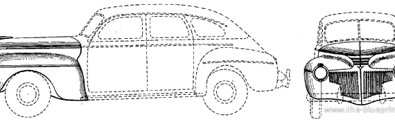 Chrysler (1941) - Chrysler - drawings, dimensions, pictures of the car