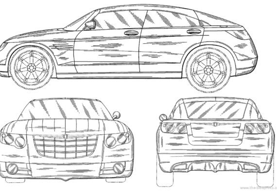 Chrysler Airflite (2003) - Крайслер - чертежи, габариты, рисунки автомобиля