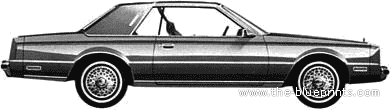 Chrysler Cordoba Coupe (1983) - Крайслер - чертежи, габариты, рисунки автомобиля