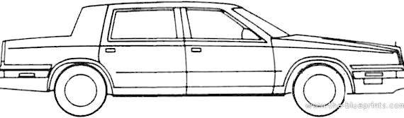 Chrysler New Yorker (1988) - Chrysler - drawings, dimensions, pictures of a car
