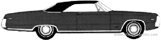 Chrysler Newport Convertible (1970) - Chrysler - drawings, dimensions, pictures of the car