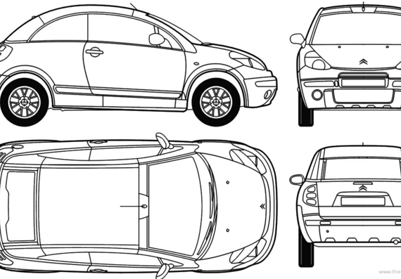 Citroen C3 Pluriel (2003) - Citroen - drawings, dimensions, pictures of the car