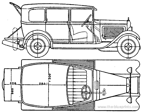 Citroen C4 Conduite Interiure Commercial (1932) - Ситроен - чертежи, габариты, рисунки автомобиля