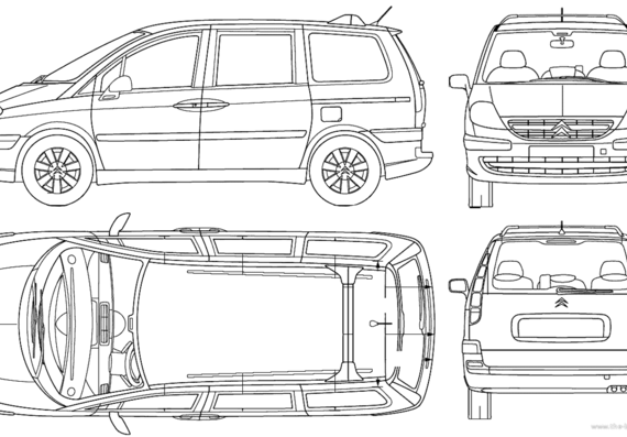 Citroen C8 (2006) - Citroen - drawings, dimensions, pictures of the car