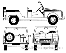 Citroen FAF Patrol - Ситроен - чертежи, габариты, рисунки автомобиля