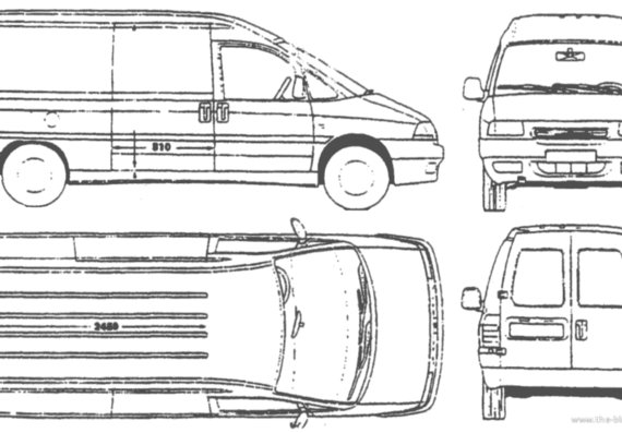 Citroen Jumpy LWB - Citroen - drawings, dimensions, pictures of the car
