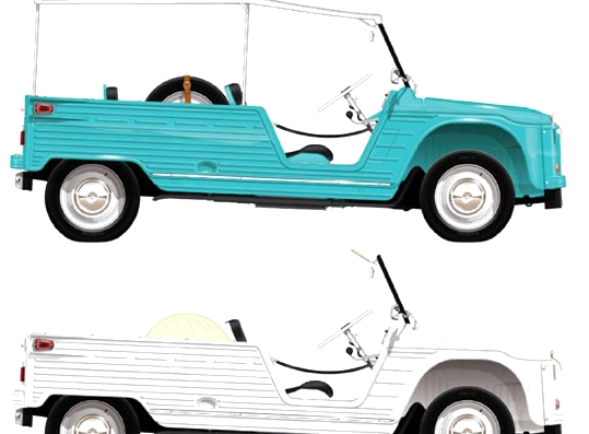 Citroen Mehari - Citroen - drawings, dimensions, pictures of the car