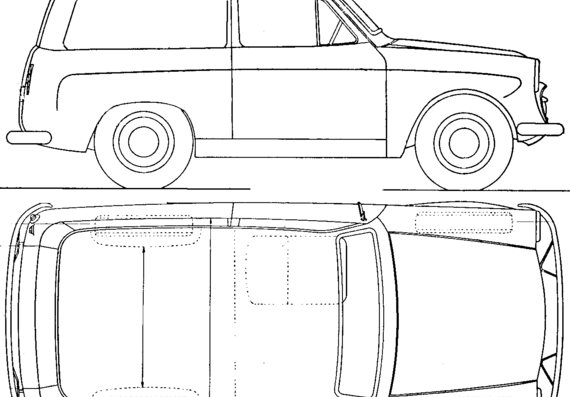 Commer Cob (1955) - Разные автомобили - чертежи, габариты, рисунки автомобиля
