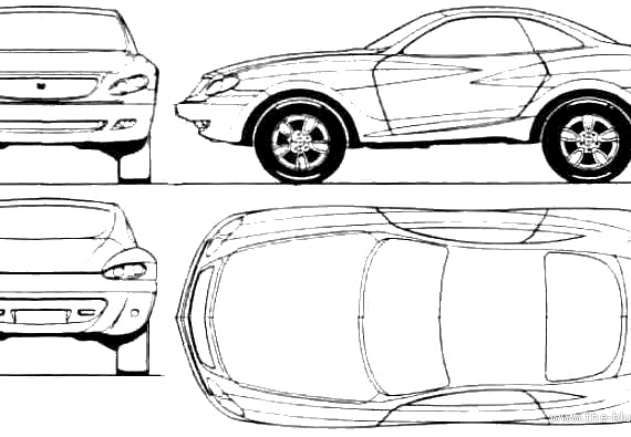 Contender XG (1999) - Разные автомобили - чертежи, габариты, рисунки автомобиля