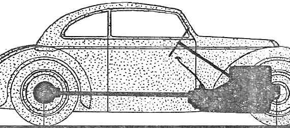 DKW Schwebeklasse (1936) - ДКВ - чертежи, габариты, рисунки автомобиля