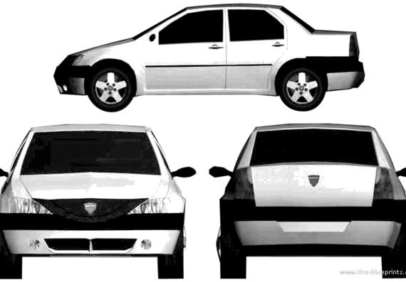 Dacia X-90 - Datzia - drawings, dimensions, pictures of the car