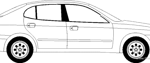 Daewoo Leganza (2001) - Deo - drawings, dimensions, pictures of the car