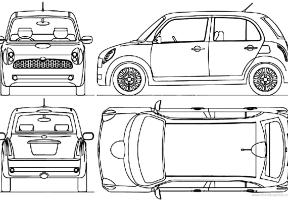 Daihatsu Ufe II (2003) - Daihatsu - drawings, dimensions, pictures of the car