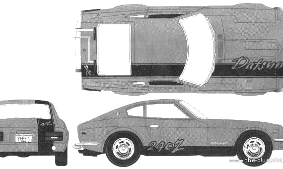 Datsun 240Z-2 - Datsun - drawings, dimensions, figures of the car