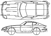 Datsun Fairlady 260Z (1974) - Datsun - drawings, dimensions, pictures of the car