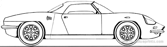 De Tomaso Vallelunga Spider (1963) - DeTomaso - drawings, dimensions, pictures of the car
