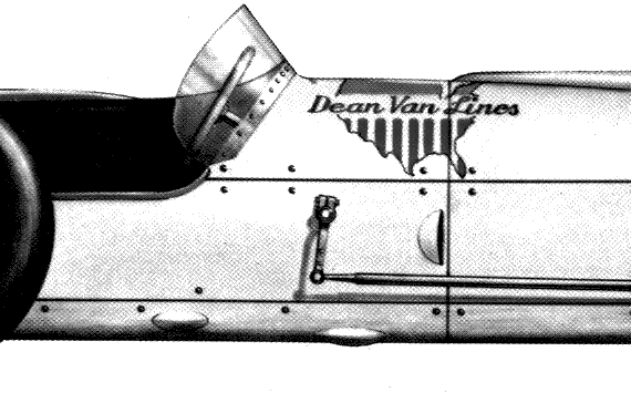 Dean Van Lines Indy 500 (1957) - Разные автомобили - чертежи, габариты, рисунки автомобиля