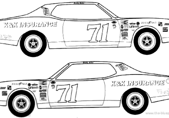 Dodge Charger (Buddy Baker) - Dodge - drawings, dimensions, pictures of the car