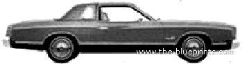 Dodge Charger Special Edition 2-Door Hardtop (1977) - Додж - чертежи, габариты, рисунки автомобиля