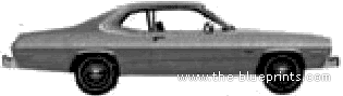 Dodge Dart Sport (1975) - Dodge - drawings, dimensions, pictures of the car