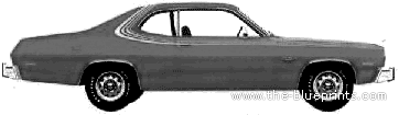Dodge Dart Sport Coupe 360 (1975) - Dodge - drawings, dimensions, pictures of the car