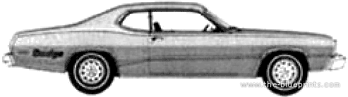 Dodge Dart Sport Rallye Coupe (1974) - Dodge - drawings, dimensions, pictures of the car
