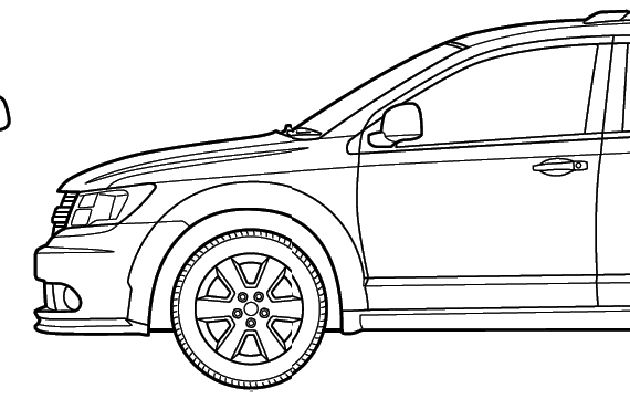Dodge Journey (2011) - Dodge - drawings, dimensions, pictures of the car