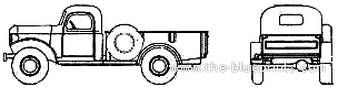 Dodge Power Wagon (1950) - Dodge - drawings, dimensions, pictures of the car