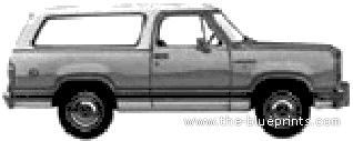 Dodge Rancharger (1975) - Dodge - drawings, dimensions, pictures of the car