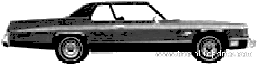 Dodge Royal Monaco 2-Door Hardtop (1977) - Додж - чертежи, габариты, рисунки автомобиля