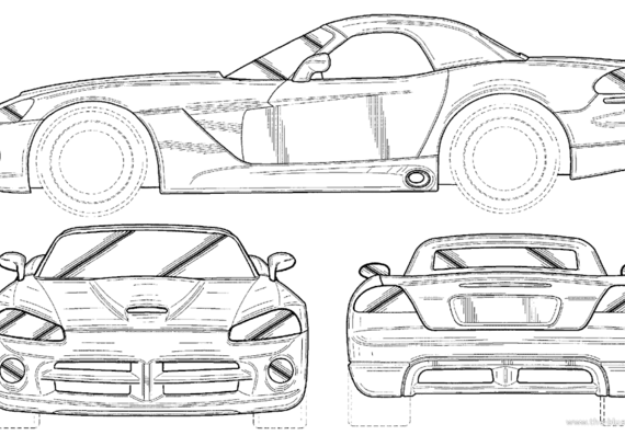 Dodge Viper (2003) - Dodge - drawings, dimensions, pictures of the car