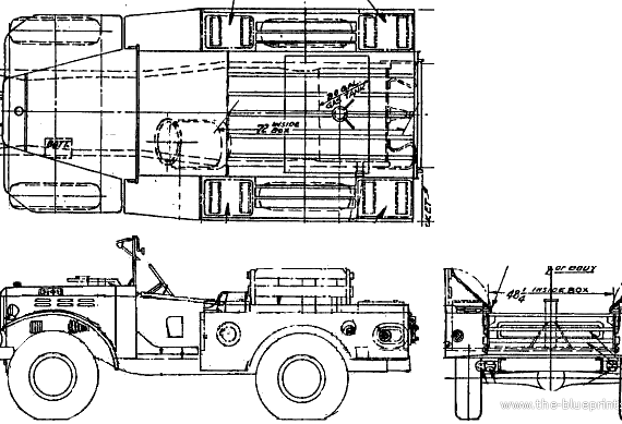 Dodge WC-55 - Dodge - drawings, dimensions, pictures of the car