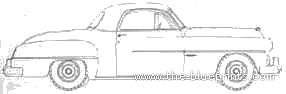 Dodge Wayfarer 2-Door Club Coupe (1951) - Dodge - drawings, dimensions, pictures of the car