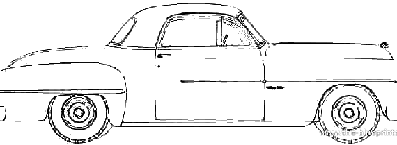 Dodge Wayfarer Club Coupe (1951) - Dodge - drawings, dimensions, pictures of the car
