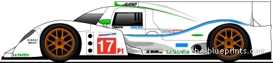 Dome S102.5 Judd LM (2012) - Разные автомобили - чертежи, габариты, рисунки автомобиля